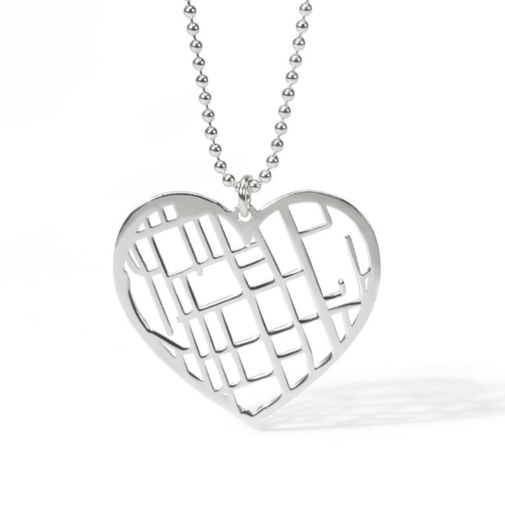 Collar personalizado con mapa