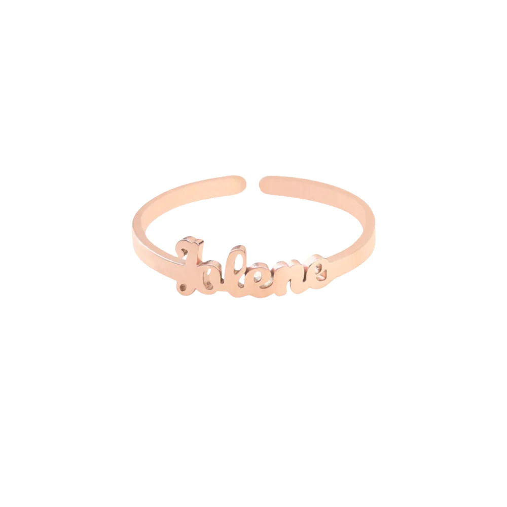 Anillo con nombre