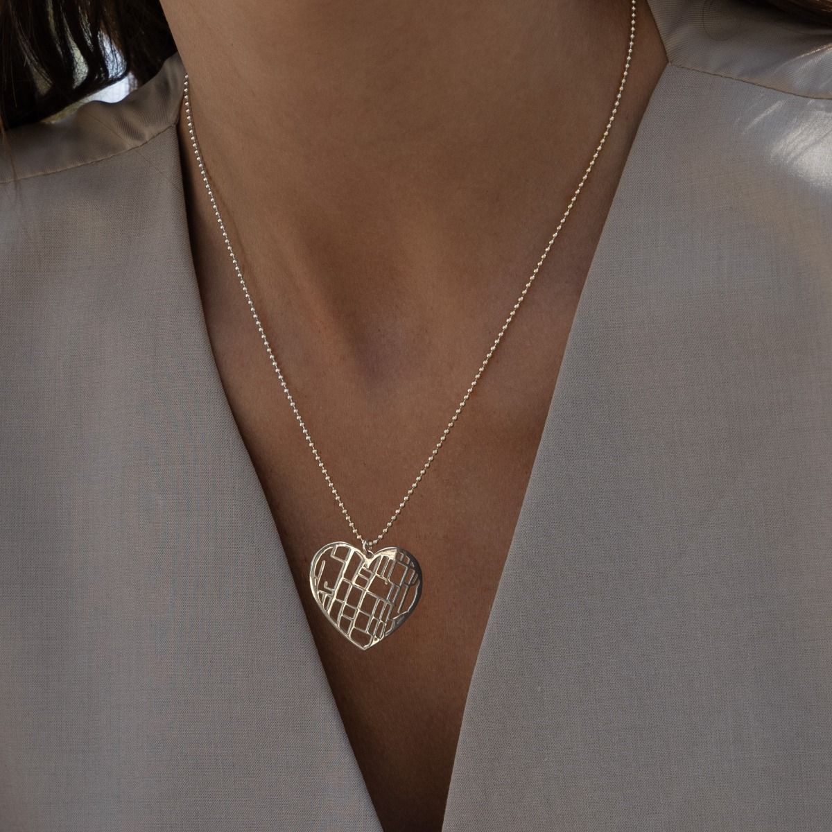 Collar personalizado con mapa