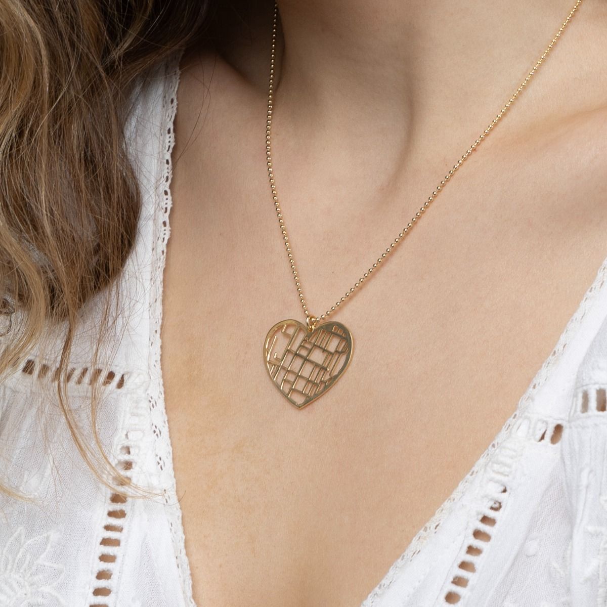 Collar personalizado con mapa