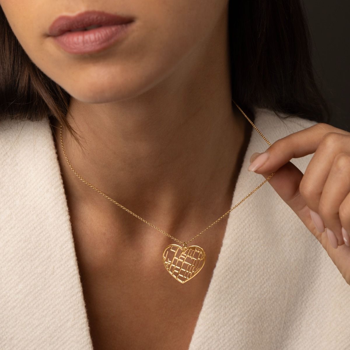 Collar personalizado con mapa