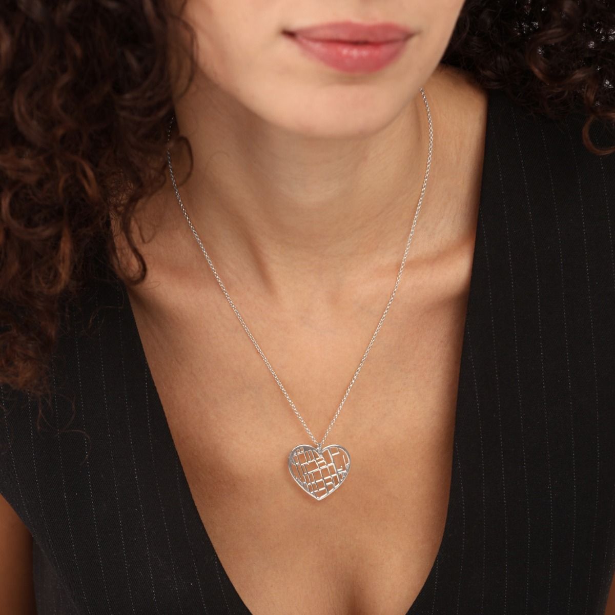 Collar personalizado con mapa