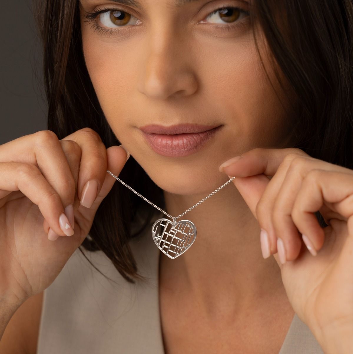 Collar personalizado con mapa