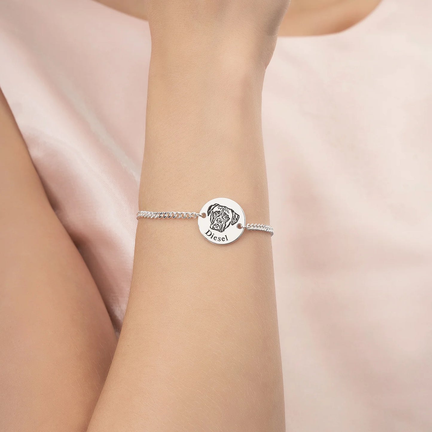 Pulsera personalizada con rostro de mascota