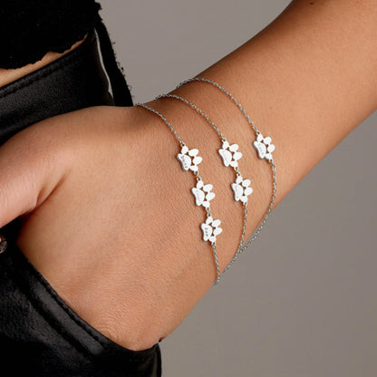 Pulsera de pata personalizada con nombre