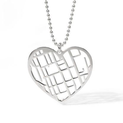 Collar personalizado con mapa