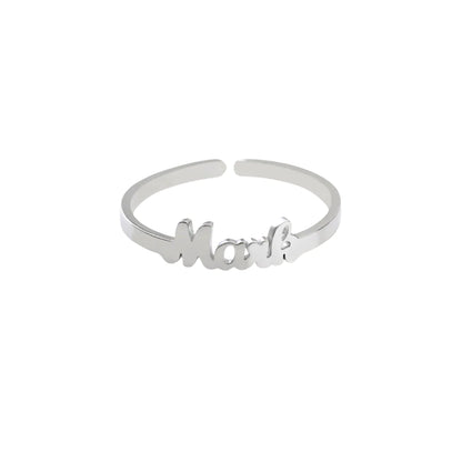 Anillo con nombre